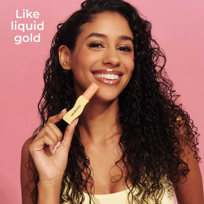 MCoBeauty Golden Glow Lip Oil Gold Shimmer 17ml