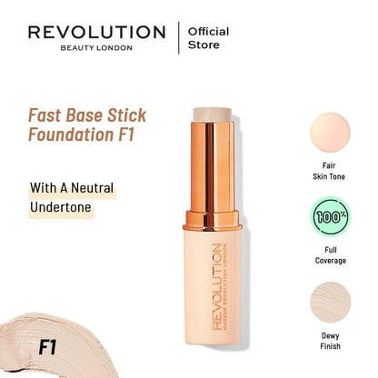 Revolution Fast Base Stick Foundation F1