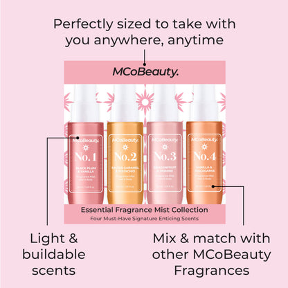 MCoBeauty Essential Fragrance Mist Collection 4pc 4x30ml