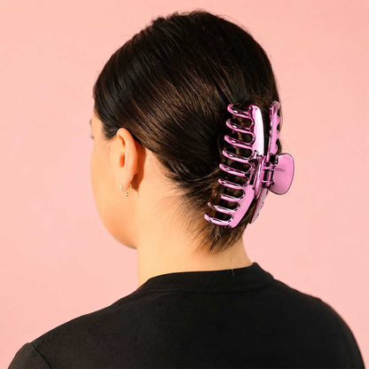 MCoBeauty Hair Claw Jumbo Chrome Pink