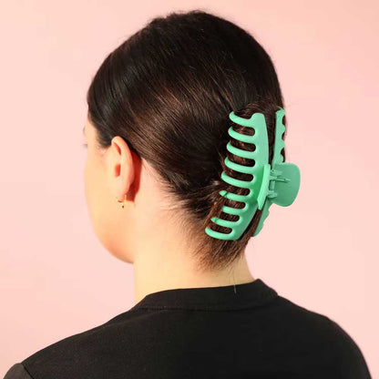 MCoBeauty Hair Claw Jumbo Matte Seafoam