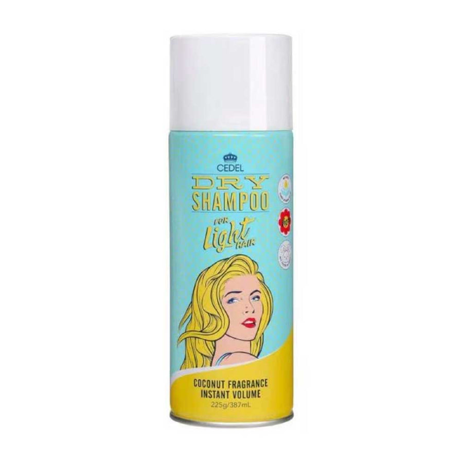 Cedel Dry Shampoo For Light Hair Instant Volume Coconut Fragrance 225g