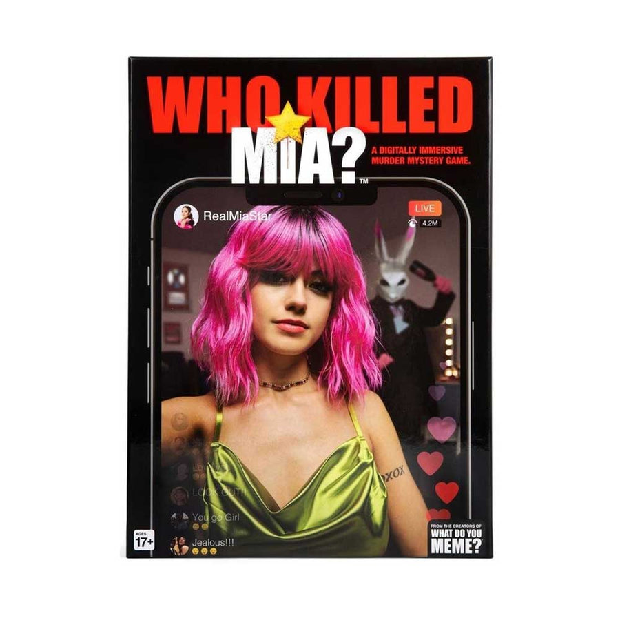 Who Killed Mia Murder Mystery Game 1+ Players Ages 17+
