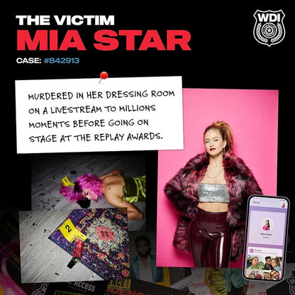 Who Killed Mia Murder Mystery Game 1+ Players Ages 17+