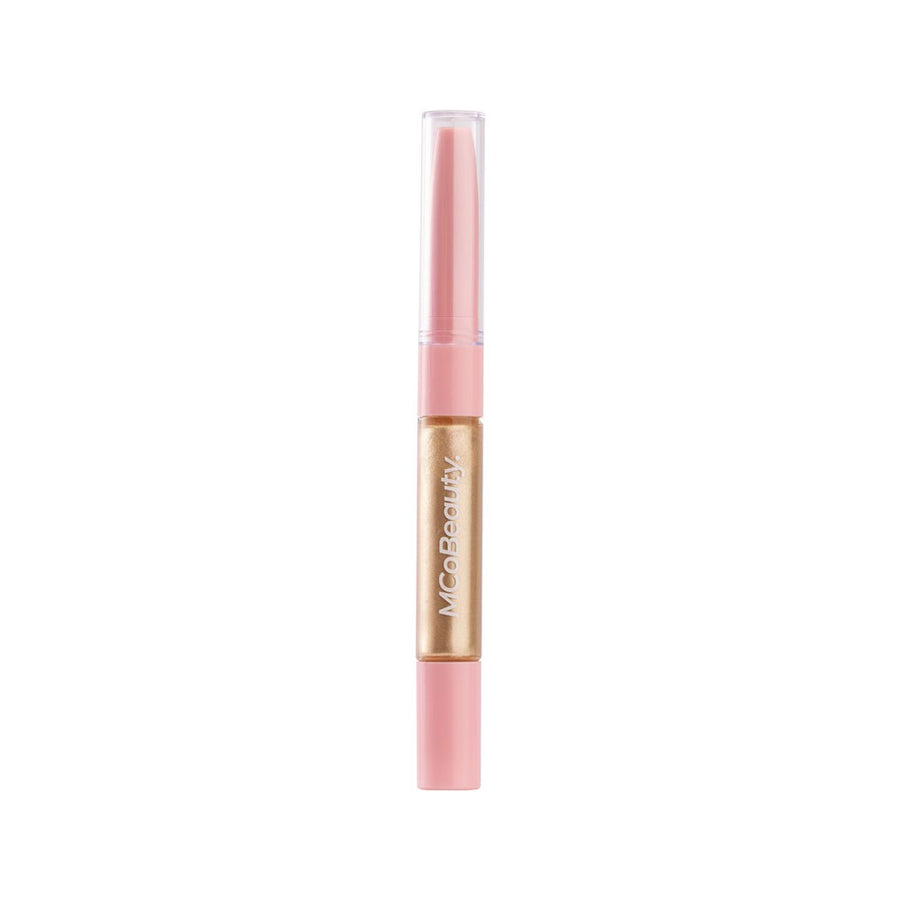 MCoBeauty 2-in-1 Eyeshadow & Highlighter Dual Ended Stick Champagne Glow