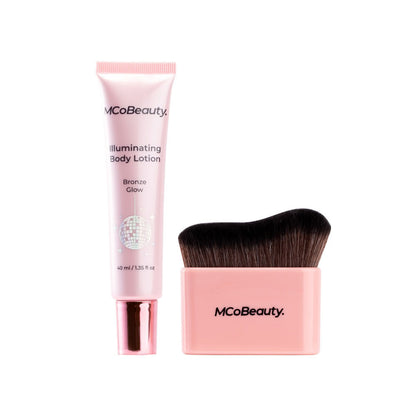 MCoBeauty Let's Party Collection Illuminating Body Lotion & Brush Duo
