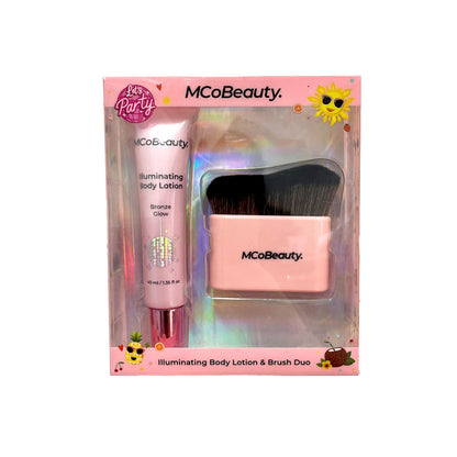 MCoBeauty Let's Party Collection Illuminating Body Lotion & Brush Duo