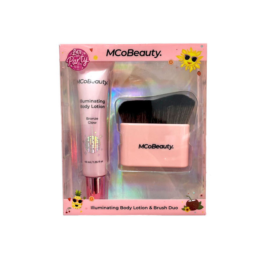 MCoBeauty Let's Party Collection Illuminating Body Lotion & Brush Duo
