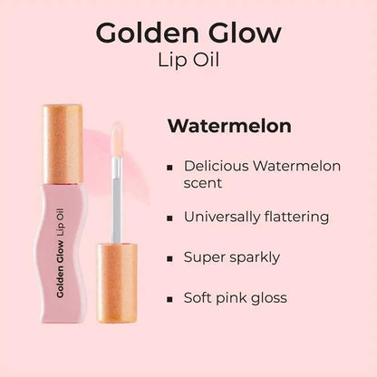 MCoBeauty Golden Glow Lip Oil Watermelon Shimmer 17ml