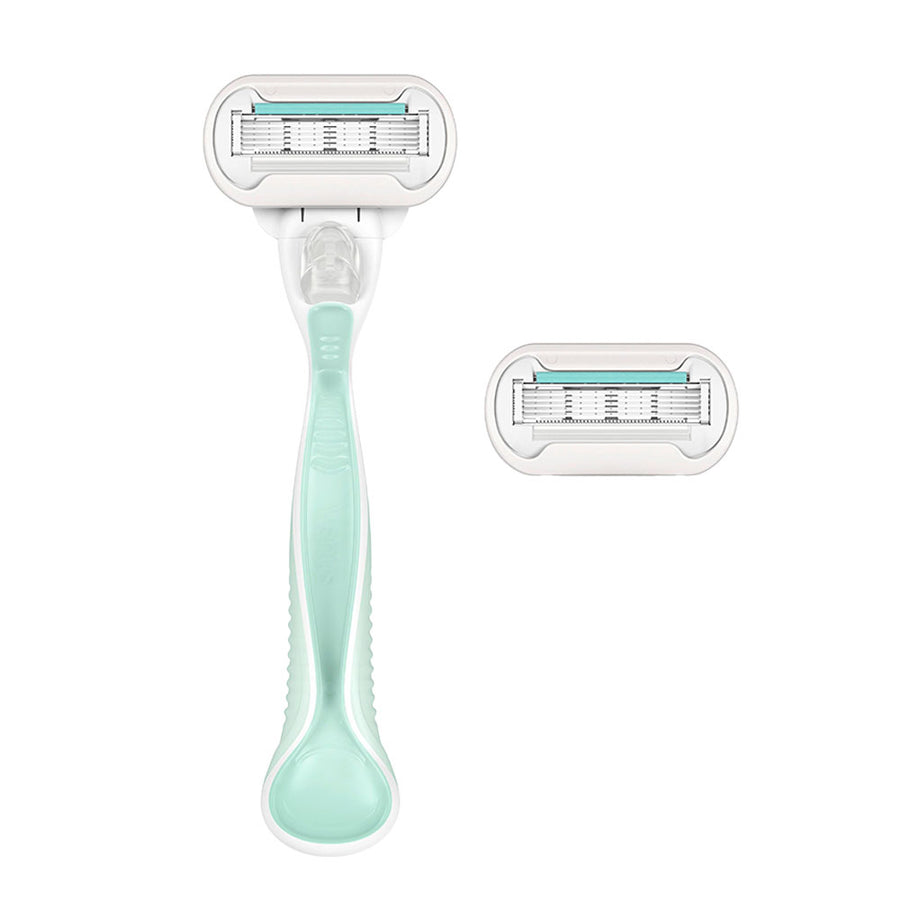 Gillette Venus 3 Blade Razor Smooth Sensitive Includes Handle + 2 Cartridge