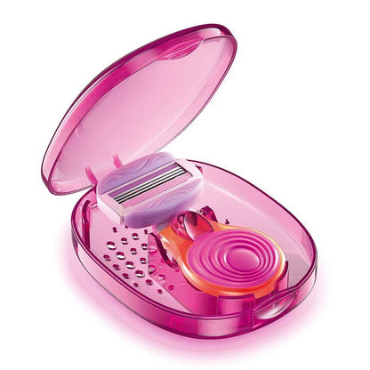 Gillette Venus 5 Blade Razor Snap Extra Smooth Includes Mini Handle And Travel Case