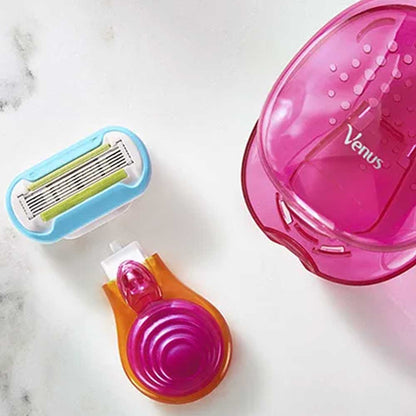 Gillette Venus 5 Blade Razor Snap Extra Smooth Includes Mini Handle And Travel Case