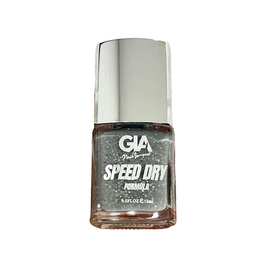 GIA Nail Polish Speed Dry Formula Mix4 008 Glitter 15ml