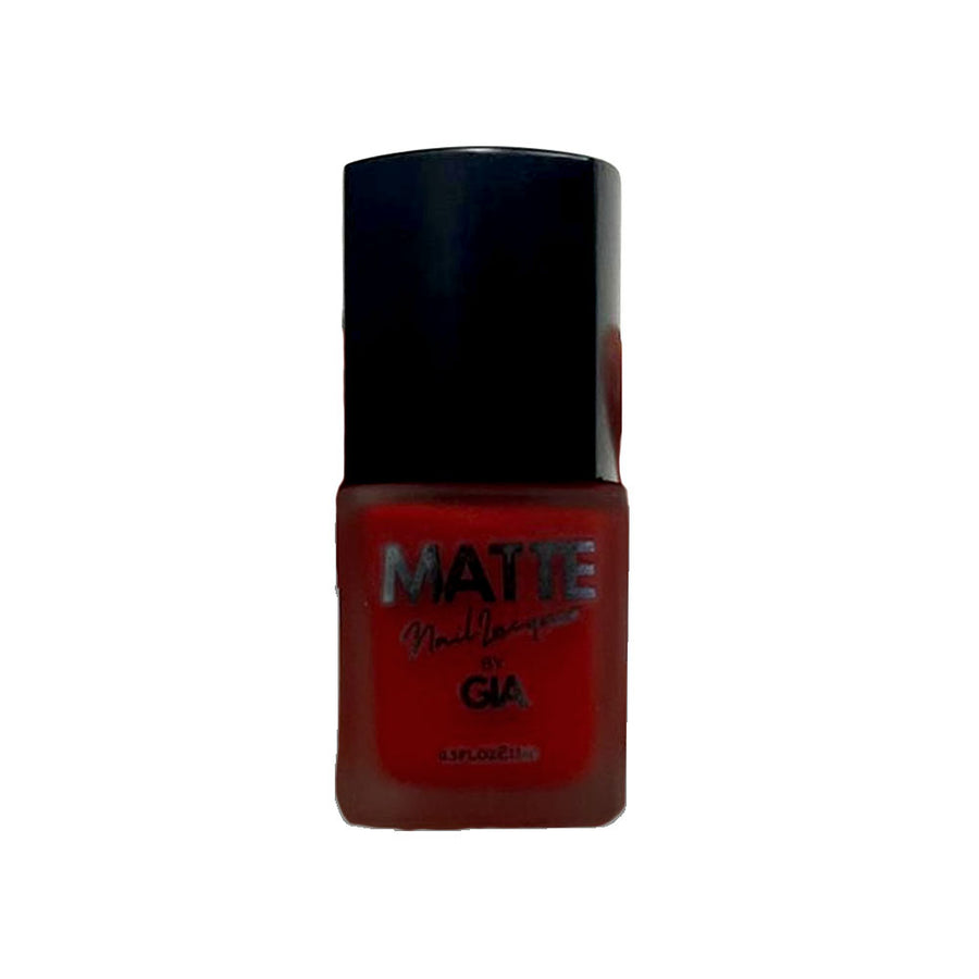 GIA Nail Polish Matte Mix5 504 Deep Red 15ml