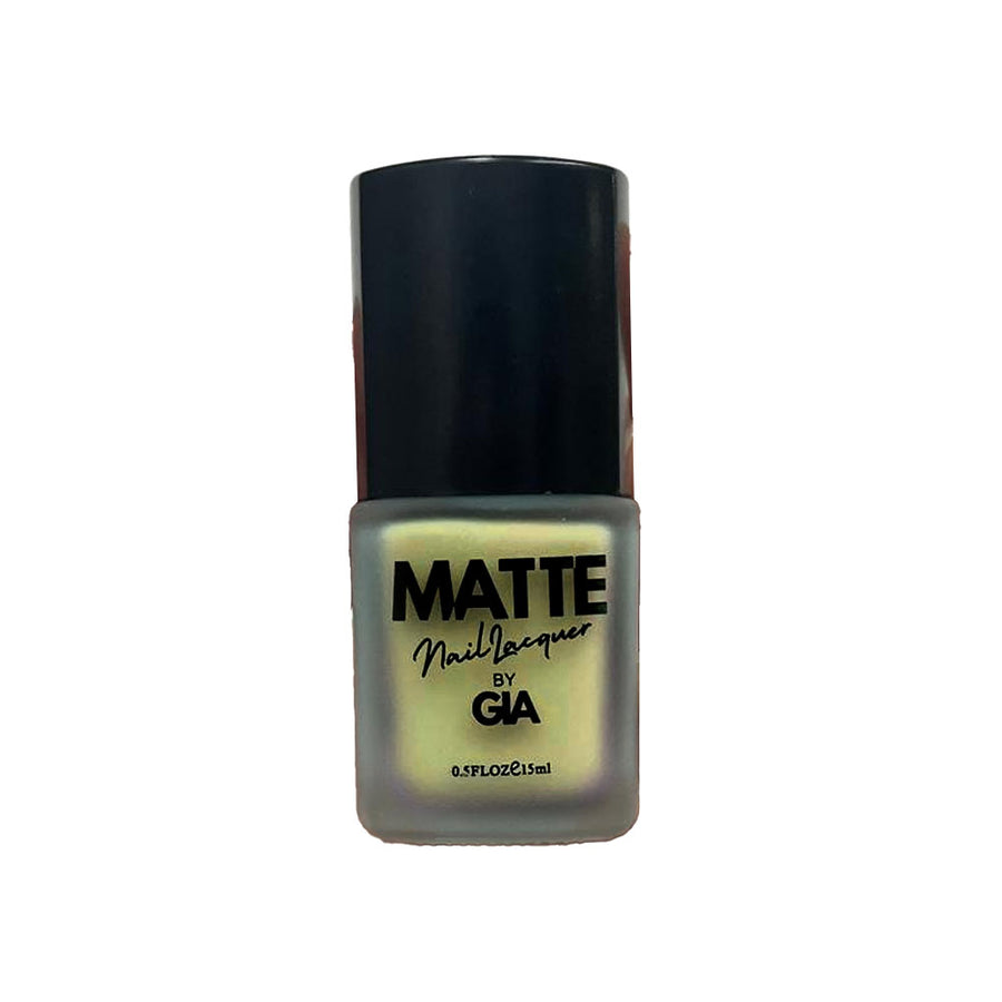 GIA Nail Polish Matte Mix5 551 Matcha 15ml