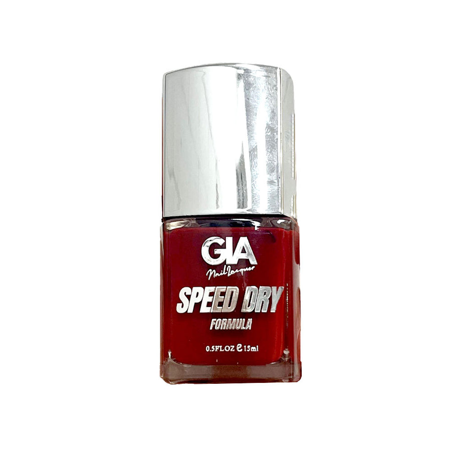 GIA Nail Polish Speed Dry Formula Mix3 196 Red 15ml