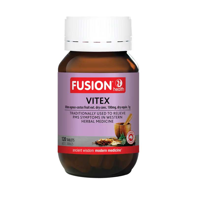 Fusion Health Vitex Relieve PMS Symtoms 120 Tablets