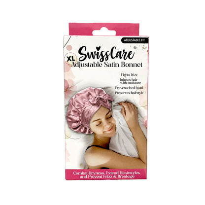SwissCare Adjustable Satin Bonnet