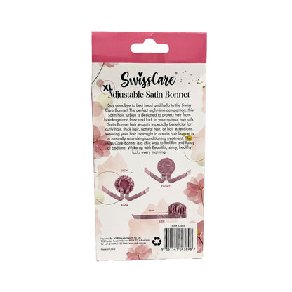 SwissCare Adjustable Satin Bonnet