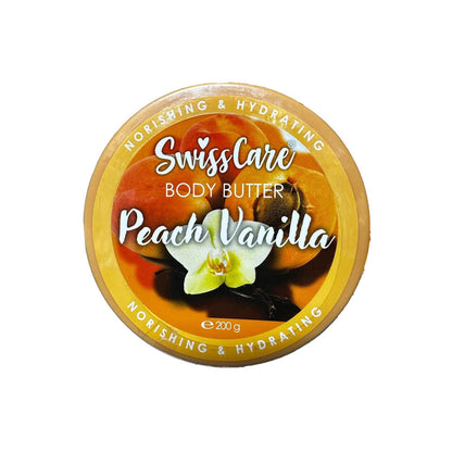 SwissCare Body Butter Peach Vanilla 200g