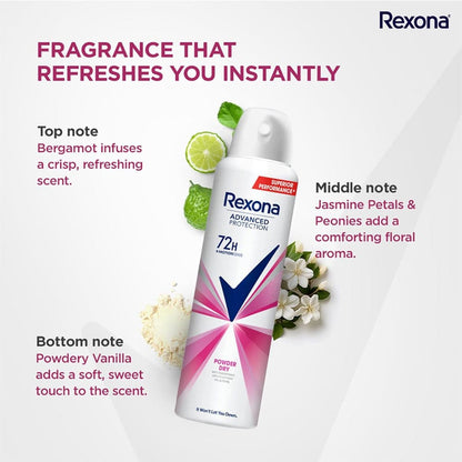 Rexona Antiperspirant Advance Protection Powder Dry 200ml