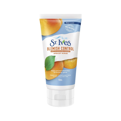 St Ives Acne Cleanser Scrub Blemish Control Salicylic Acid Apricot 150ml
