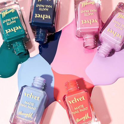 Barry M Matte Nail Paint Velvet 10 Beach Club 10ml