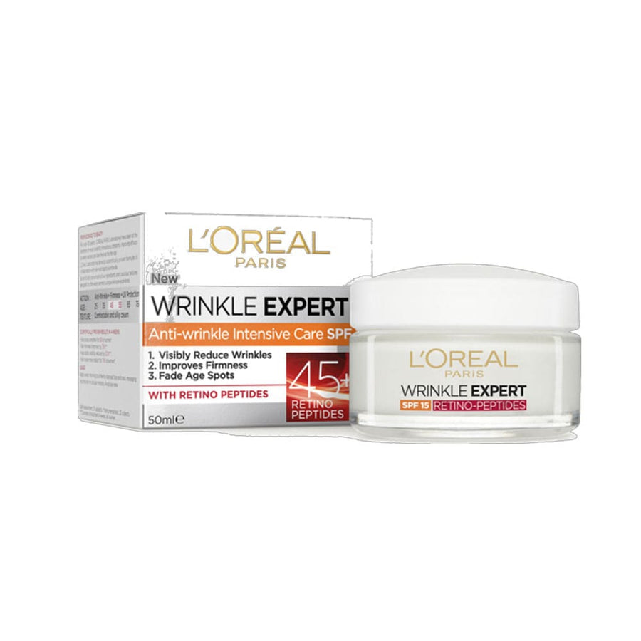 L'Oreal Paris Wrinkle Expert Intensive Anti Wrinkle Cream packaging