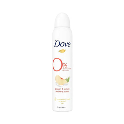 Dove Deodorant Peach & Lemon Verbena Scent 200ml