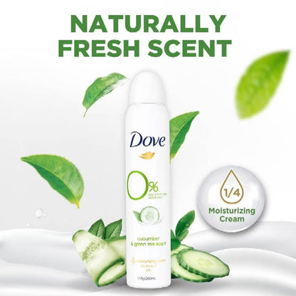 Dove Deodorant Cucumber & Green Tea Scent 200ml