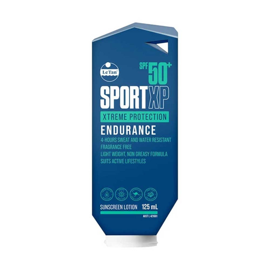 Le Tan Suncreen Lotion Sport Xp Xtreme Protection Endurance Spf 50+ 125ml