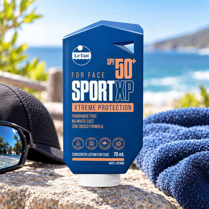 Le Tan Sunscreen Lotion For Face Sport Xp Xtreme Protection Spf 50+ 70ml