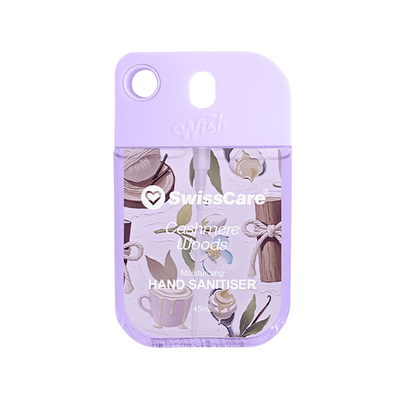 SwissCare Moisturising Hand Sanitiser Cashmere Woods 45ml