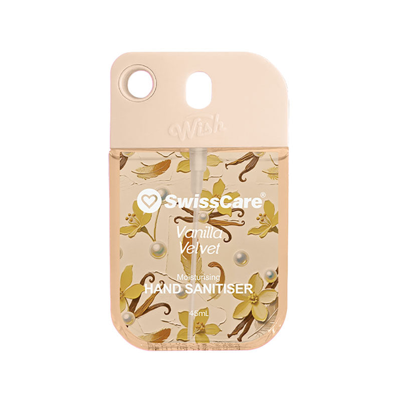 SwissCare Moisturising Hand Sanitiser Vanilla Velvet 45ml