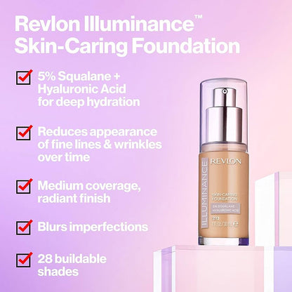 Revlon Foundation Illuminance Medium Coverage 201 Creamy Natural 30ml
