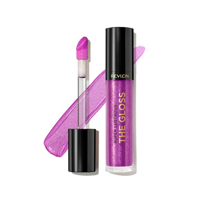 Revlon Super Lustrous The Gloss lip gloss with pink applicator on a white background