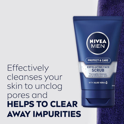 Nivea Men Gift Bag Ready To Go Scrub 75ml,Creme 150ml & Shower Gel 500ml