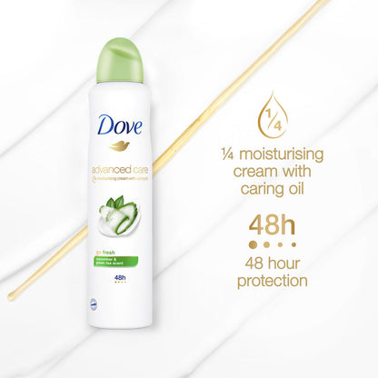 Dove Antiperspirant Advanced Care Go Fresh Cucumber & Green Tea Scent 220ml