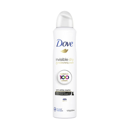 Dove Antiperspirant Invisible Dry Anti White Marks White Freesia & Violet Flower Scent 220ml
