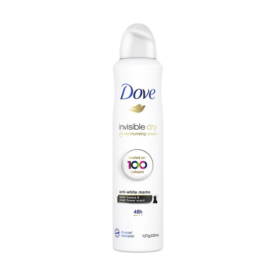 Dove Antiperspirant Invisible Dry Anti White Marks White Freesia & Violet Flower Scent 220ml