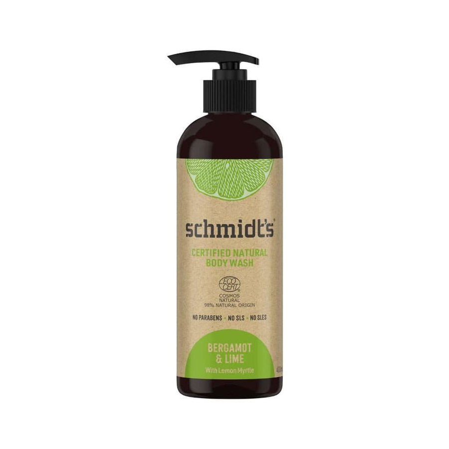 Schmidts Body Wash Bergamot & Lime With Lemon Myrtle 400ml