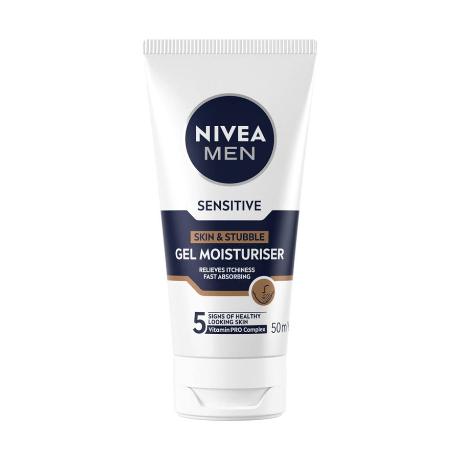 Nivea Men Skin & Stubble Gel Moisturiser Sensitive 50ml