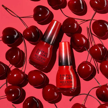 Sinful Colors Quick Bliss Nail Polish Cherry Chaser 15ml