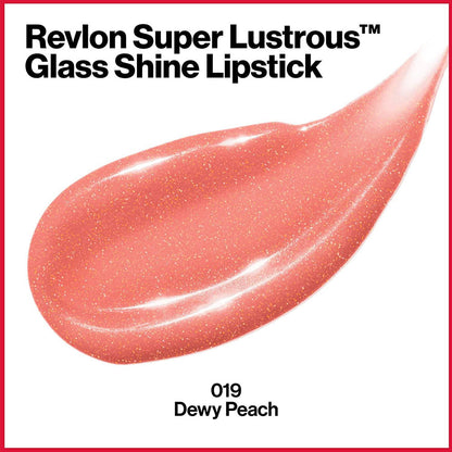 Revlon Super Lustrous Glass Shine Lipstick 019 Dewy Peach