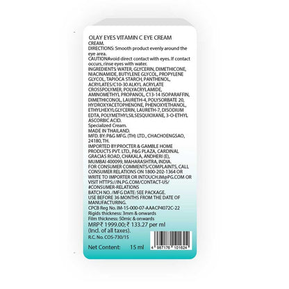 Olay Eye Cream Vitamin C 15ml