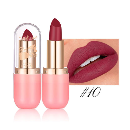 Yabaolian Beautiful Color Moisten Lipstick Shade 10