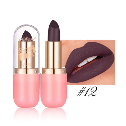 Yabaolian Beautiful Color Moisten Lipstick Shade 12