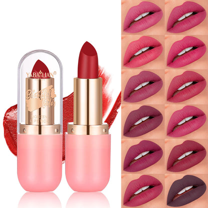 Yabaolian Beautiful Color Moisten Lipstick Shade 12
