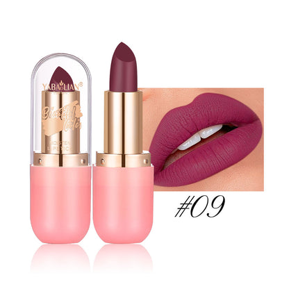 Yabaolian Beautiful Color Moisten Lipstick Shade 09