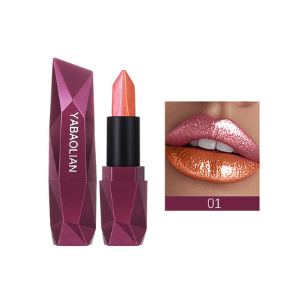 Yabaolian Sexy Sparkle Colourful Matte Lipstick Shade 01